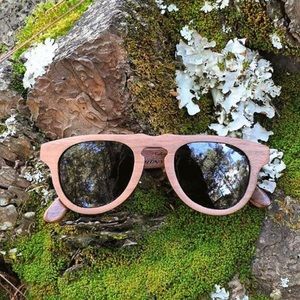 Cardinal Aviator Style Wooden Sunglasses